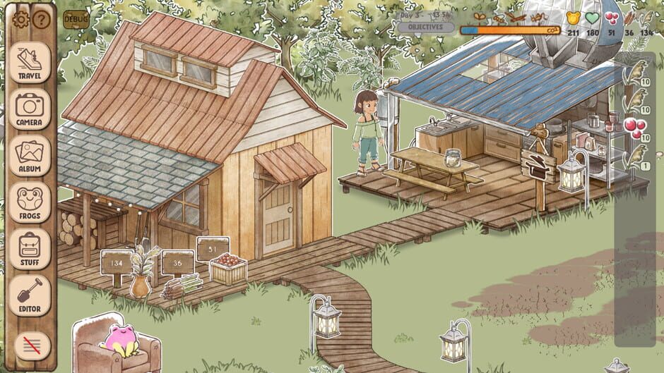 Capture de Kamaeru: A Frog Refuge
