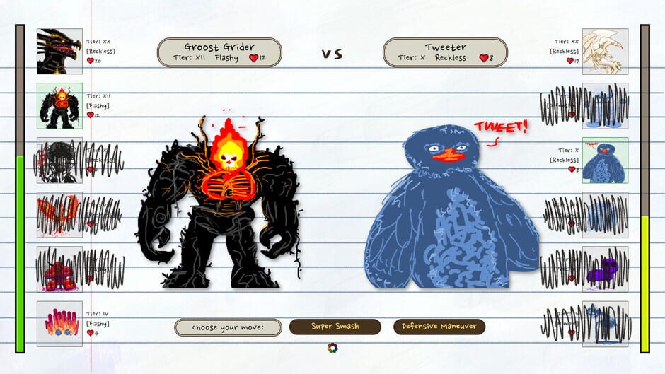 Capture de Doodle Dice Monsters