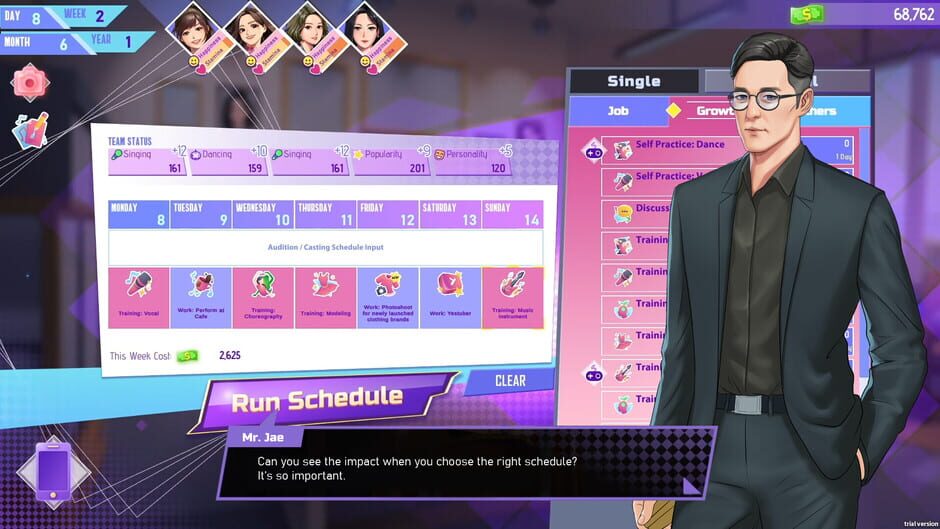Capture de K-Pop Idol Stories: Road to Debut