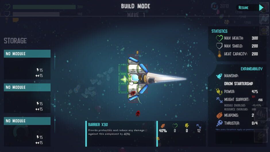 Capture de Starship Scramble