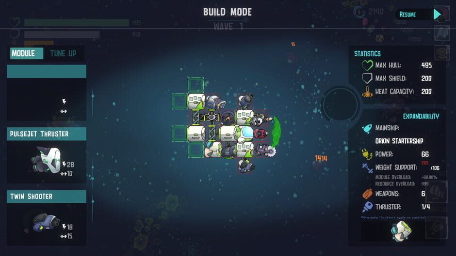 Capture de Starship Scramble