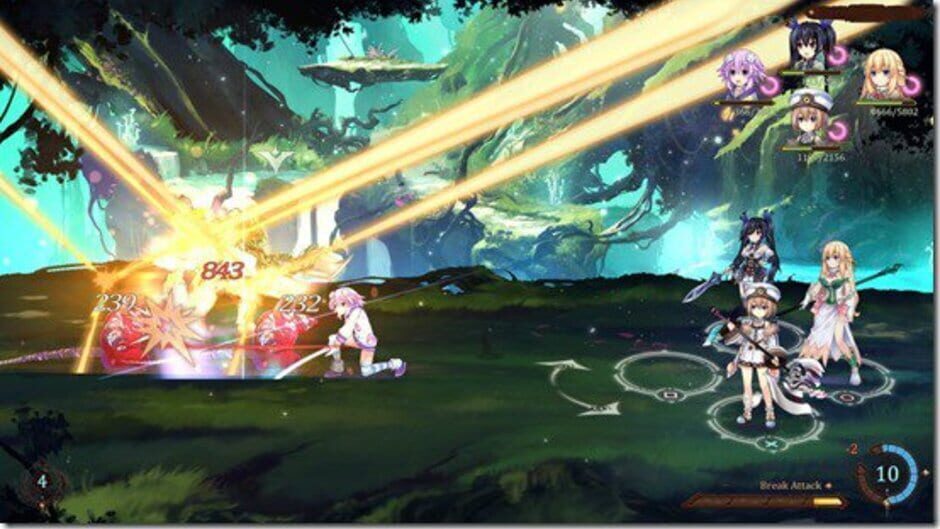 Capture de Super Neptunia RPG