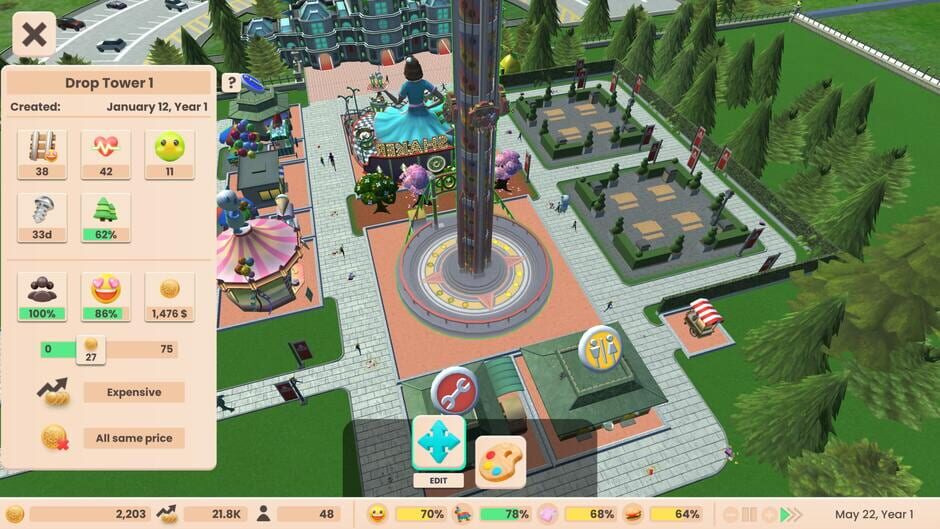 Capture de RollerCoaster Tycoon Adventures Deluxe