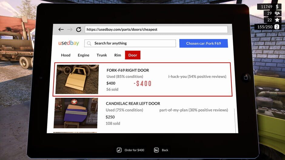 Capture d’Used Cars Simulator