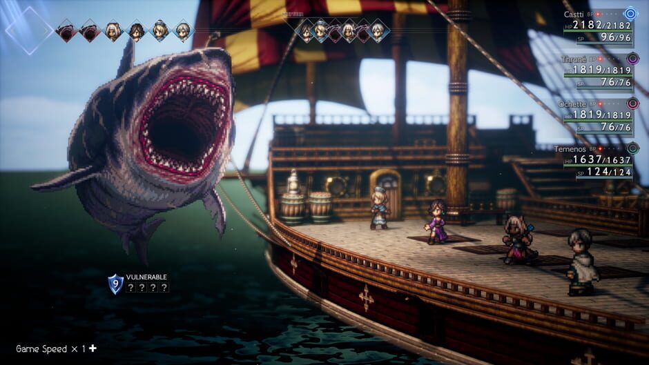 Capture d’Octopath Traveler II