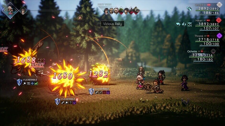 Capture d’Octopath Traveler II