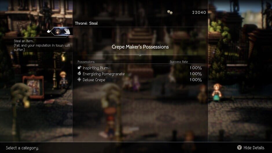 Capture d’Octopath Traveler II