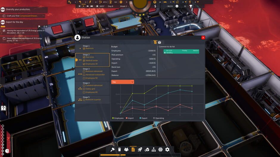 Capture de Space Drilling Station