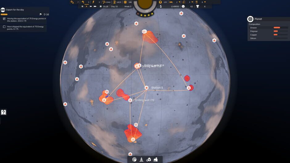 Capture de Space Drilling Station