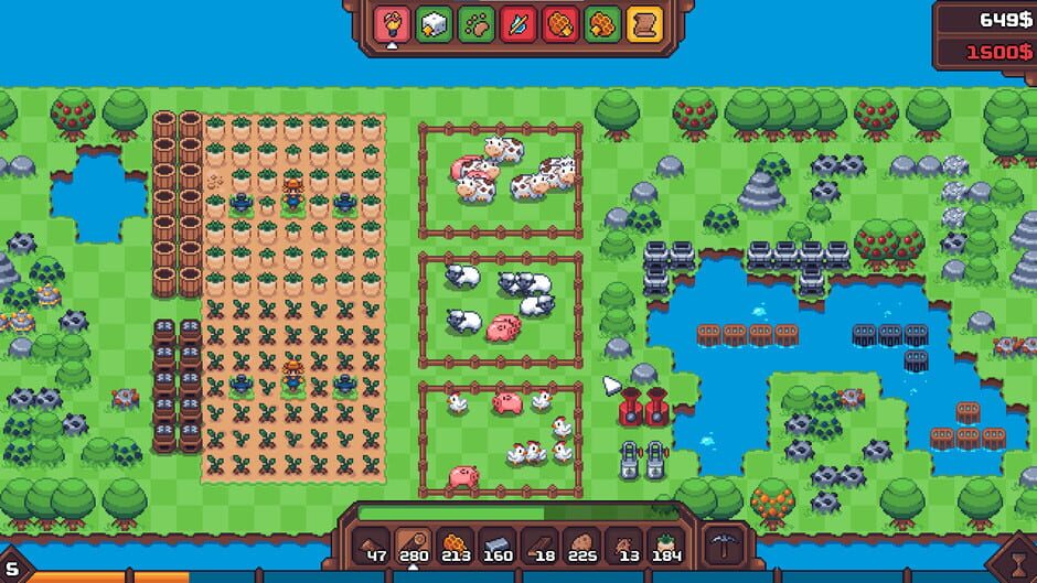 Capture d’Another Farm Roguelike: Rebirth