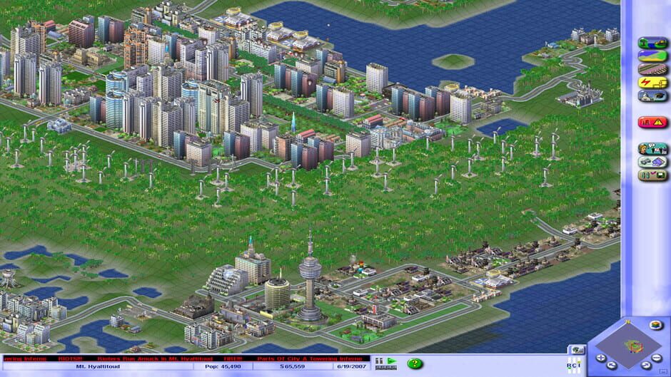 Capture de SimCity 3000 Unlimited