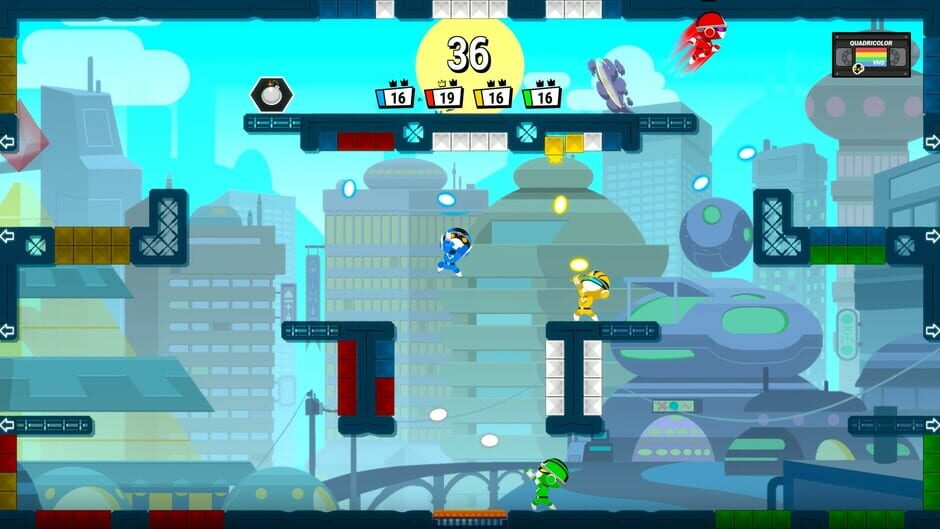 Capture de Quadricolor: Ultra Sentai Color Ranger
