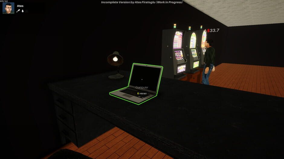 Capture de Casino Management Simulator