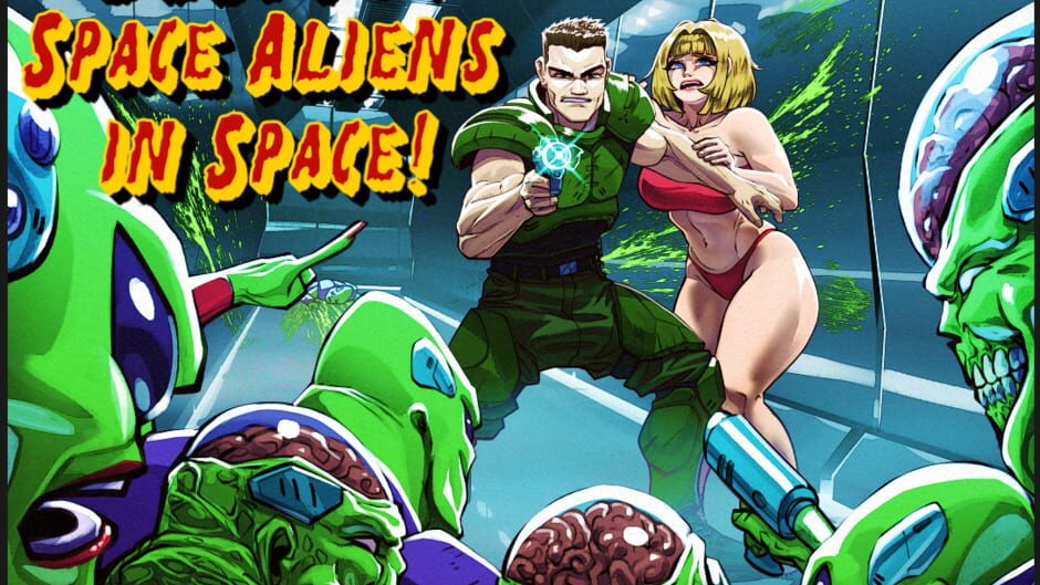 Capture de DOSMan: Space Aliens in Space!