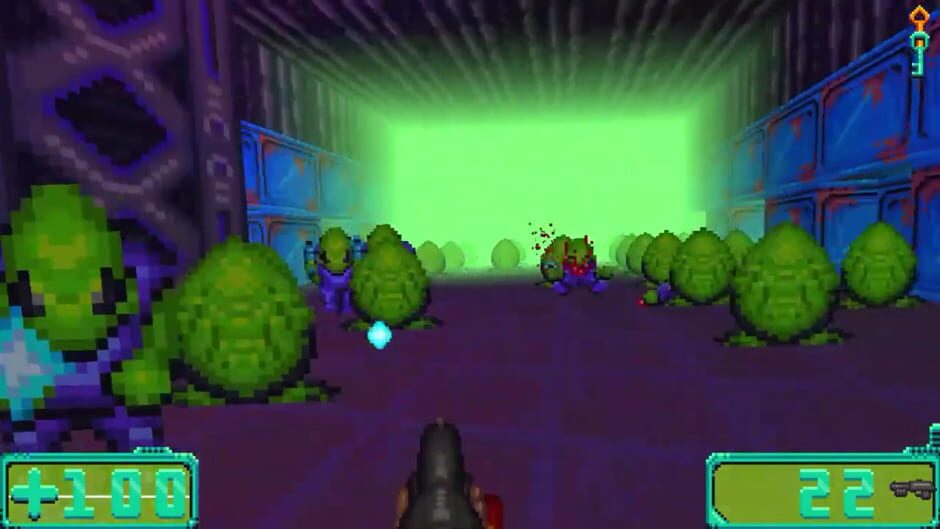 Capture de DOSMan: Space Aliens in Space!