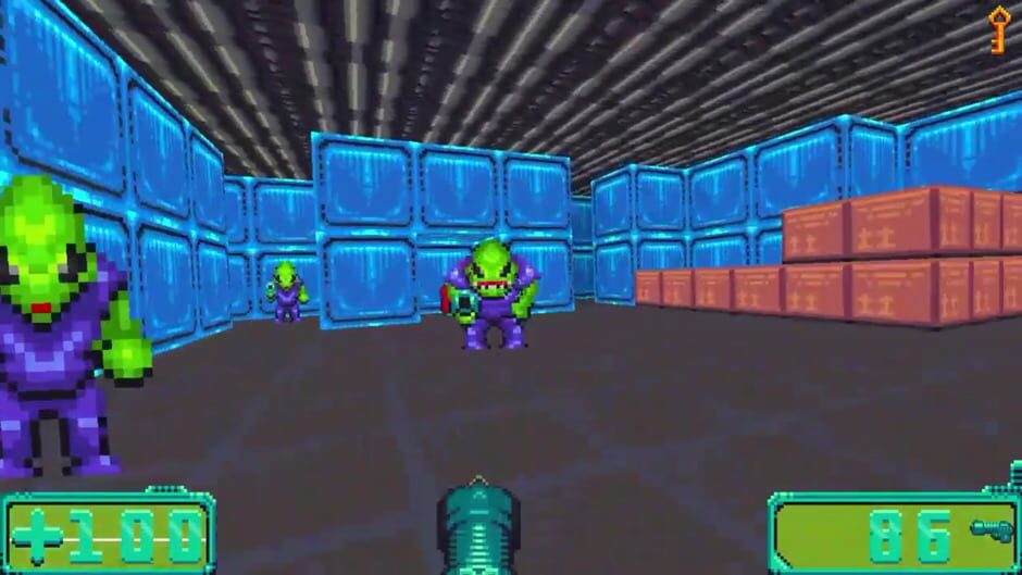 Capture de DOSMan: Space Aliens in Space!