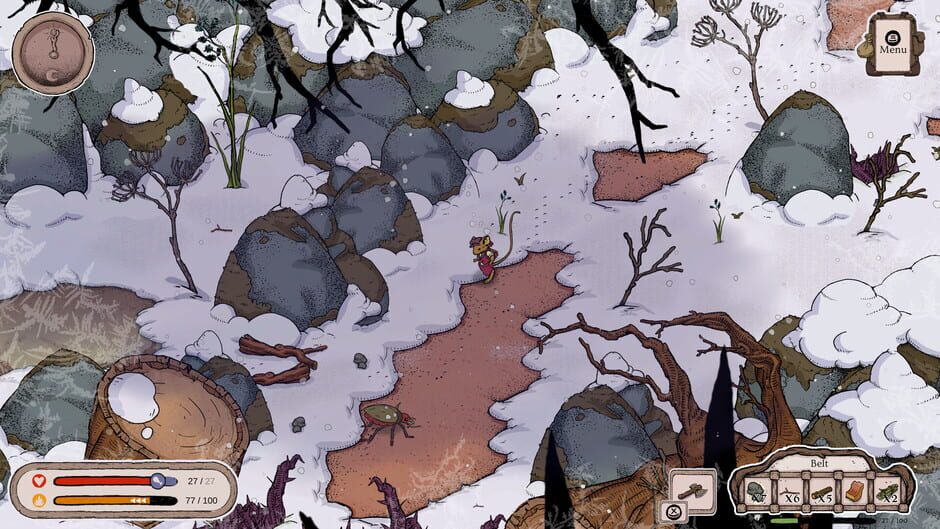 Capture de Winter Burrow
