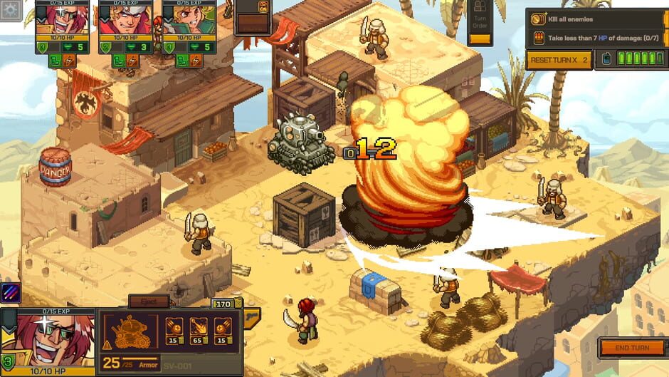Capture de Metal Slug Tactics