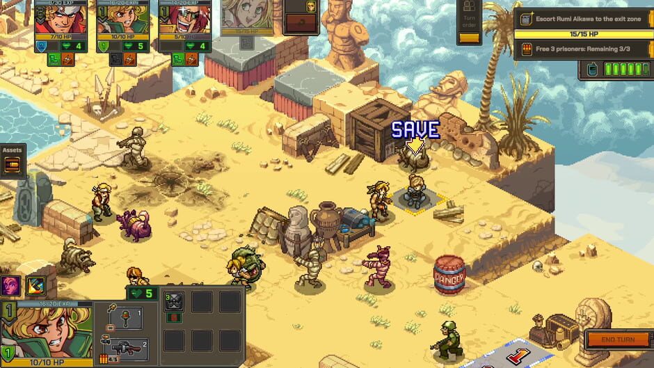 Capture de Metal Slug Tactics
