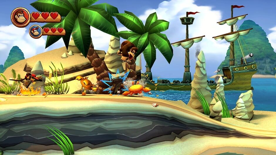 Capture de Donkey Kong Country Returns HD