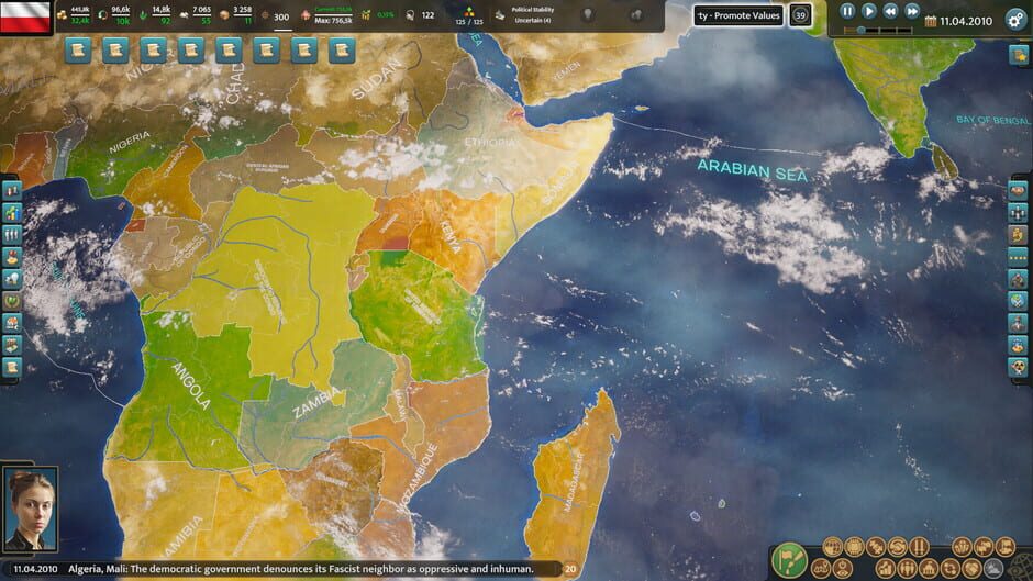 Capture de Realpolitiks 3: Earth and Beyond
