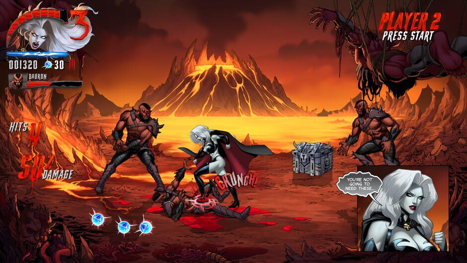 Capture de Lady Death Demonicron