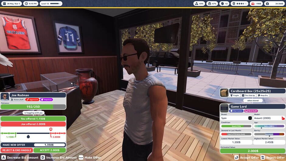 Capture de Pawnbroker Simulator