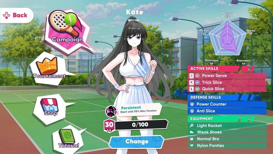 Capture d’Academy Love Saga: Tennis Angels