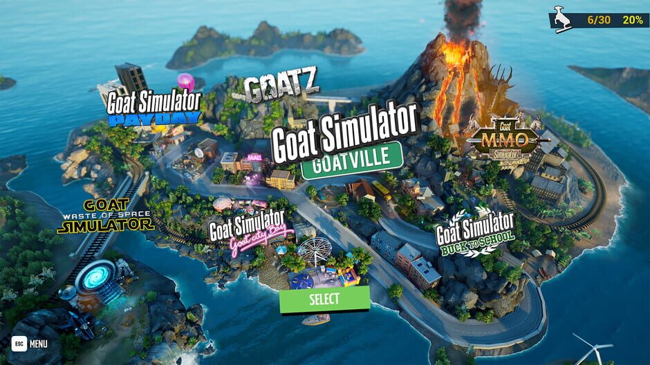 Capture de Goat Simulator: Remastered