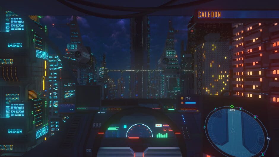 Capture de Cloudpunk