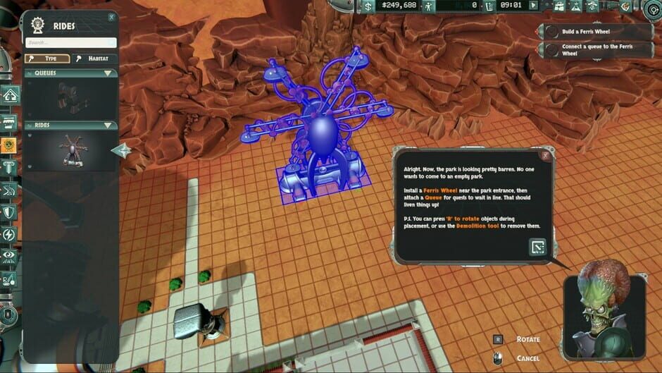 Capture de Mars Attracts
