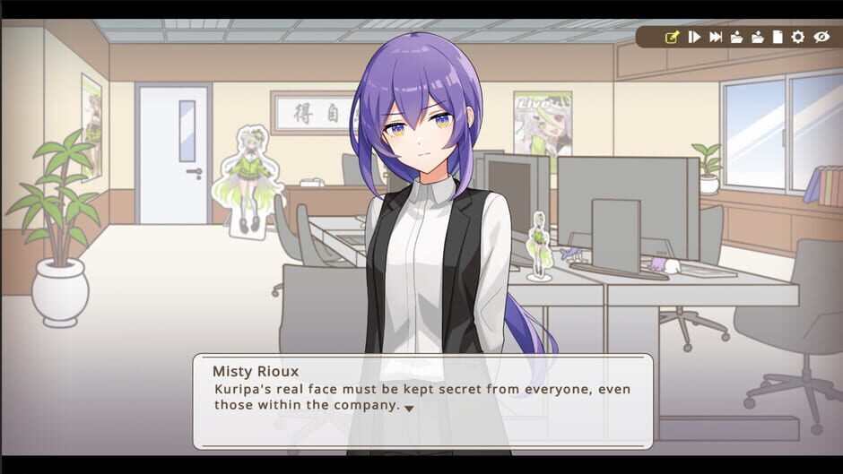 Capture de The Real Face of a VTuber