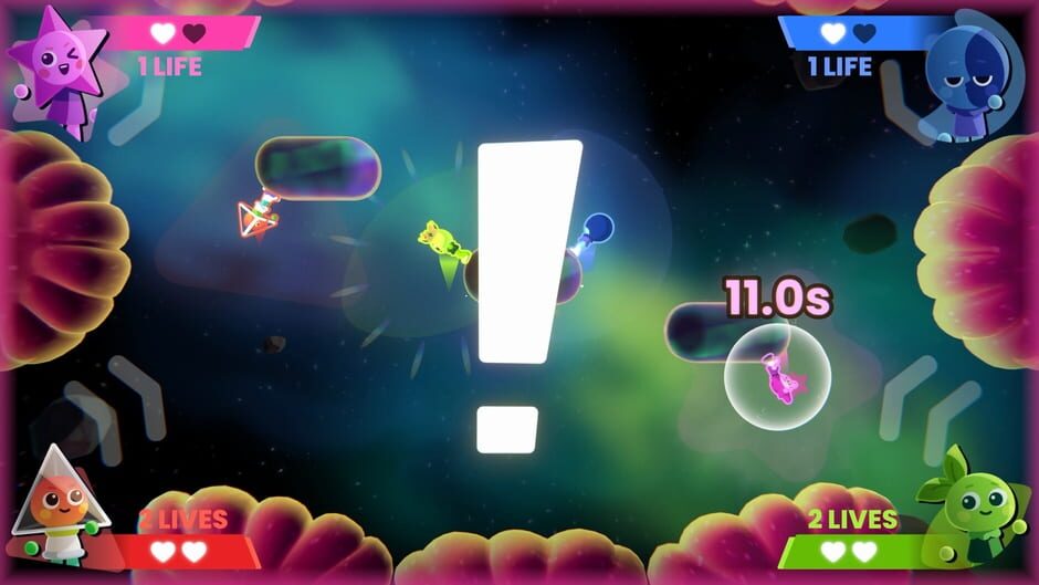 Capture de Which Way Up: Galaxy Games