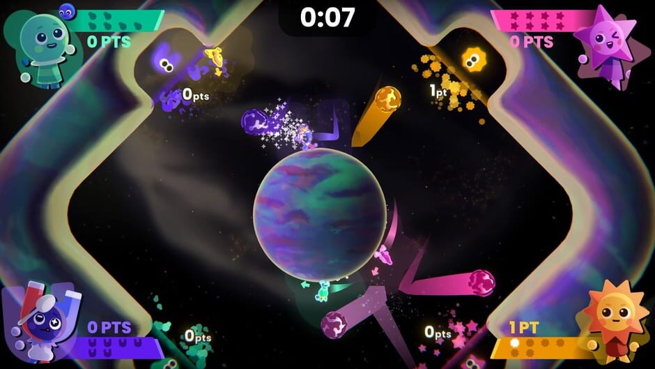 Capture de Which Way Up: Galaxy Games