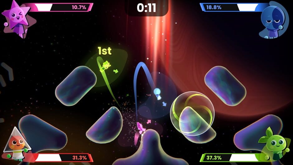 Capture de Which Way Up: Galaxy Games