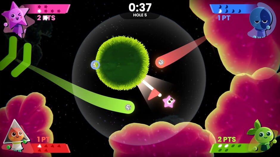 Capture de Which Way Up: Galaxy Games