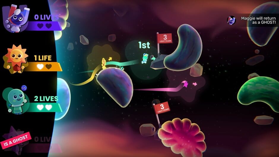 Capture de Which Way Up: Galaxy Games