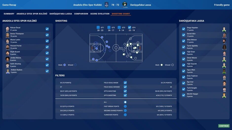 Capture de Pro Basketball Manager 2025