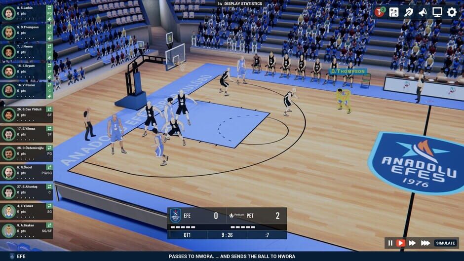 Capture de Pro Basketball Manager 2025