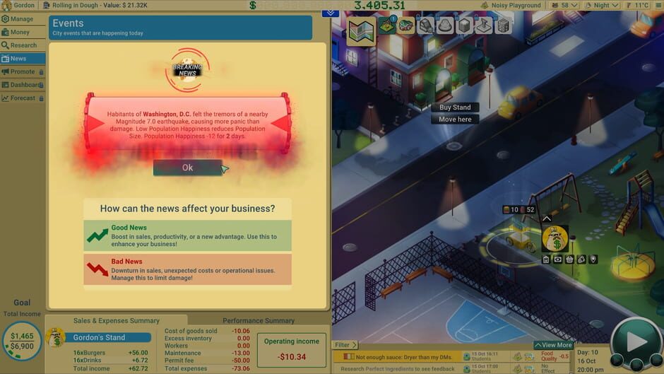 Capture de Business Heroes: Street Grub