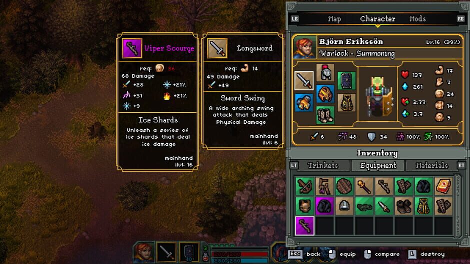 Capture de Heroes of Hammerwatch II