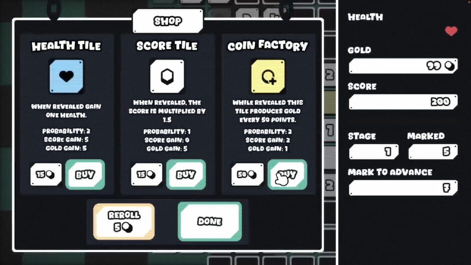 Capture d’Infinity Sweeper