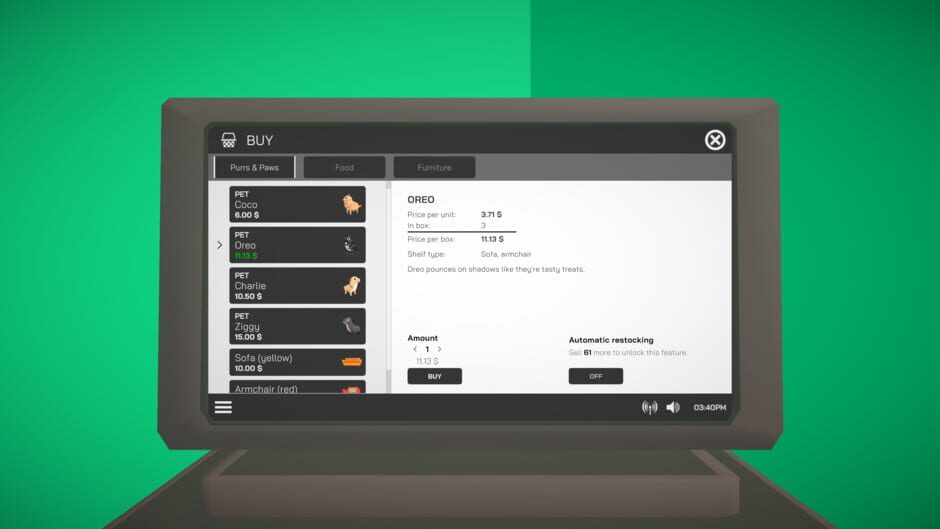 Capture de Shop Simulator: Pet Shop