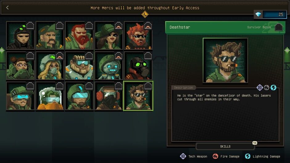 Capture de Survivor Mercs