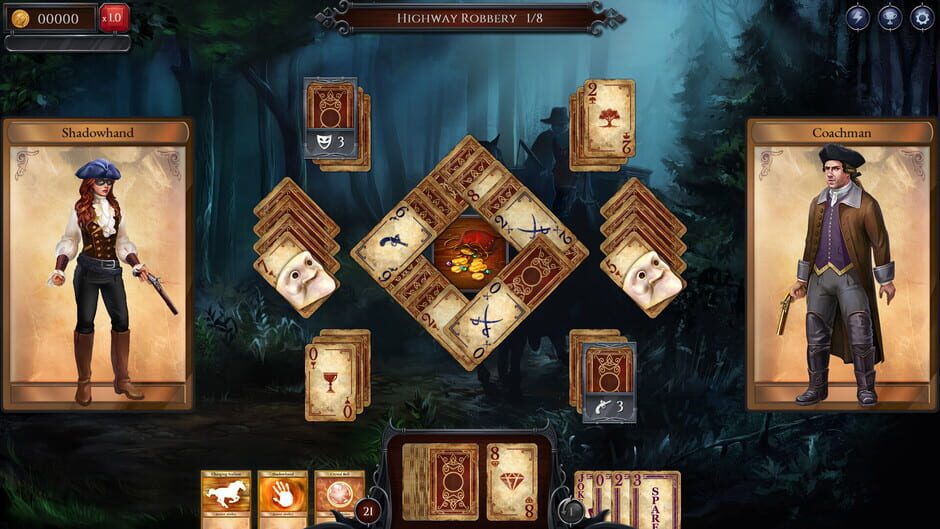 Capture de Shadowhand Solitaire