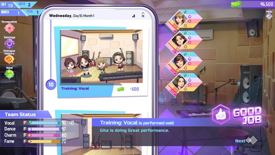 Capture de K-Pop Idol Stories: Road to Debut