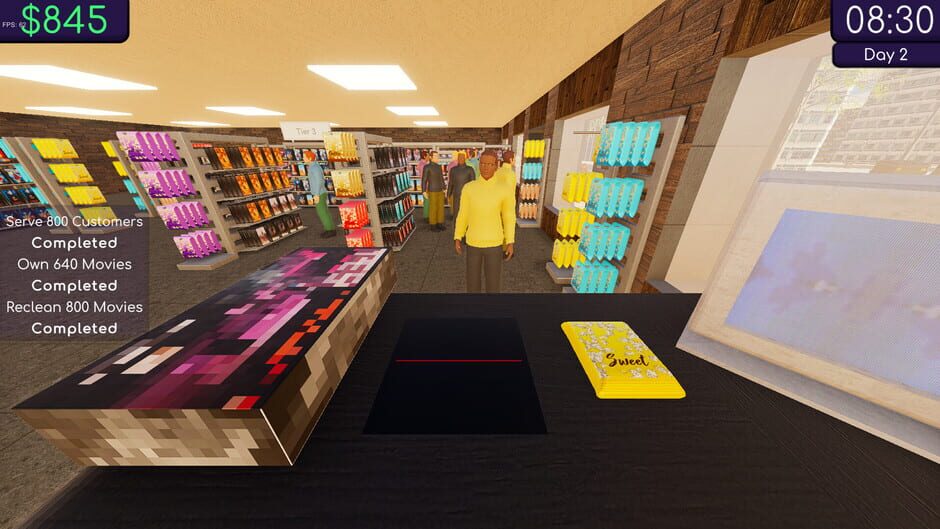 Capture de Rental Store Simulator