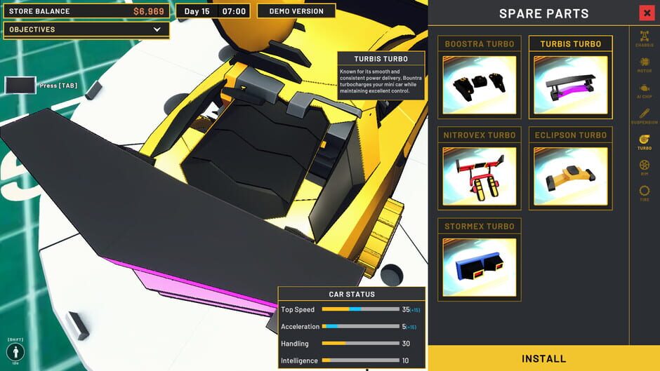 Capture de Mini Racer Car Shop Simulator