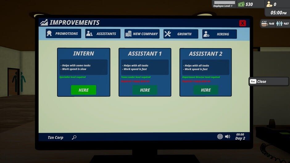 Capture d’Office Simulator