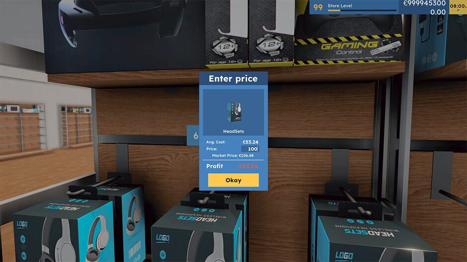 Capture d’Electronics Supermarket Simulator